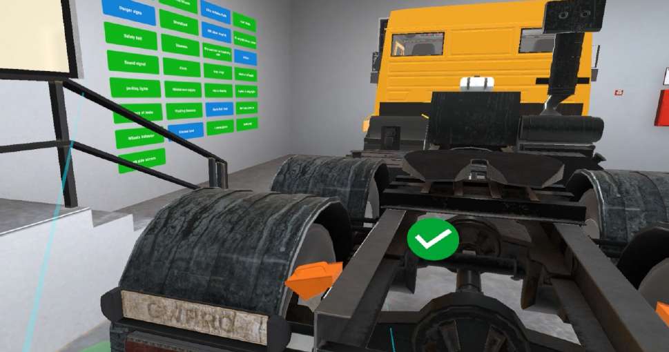 VR тренажер Подготовка к выезду с опасным грузом