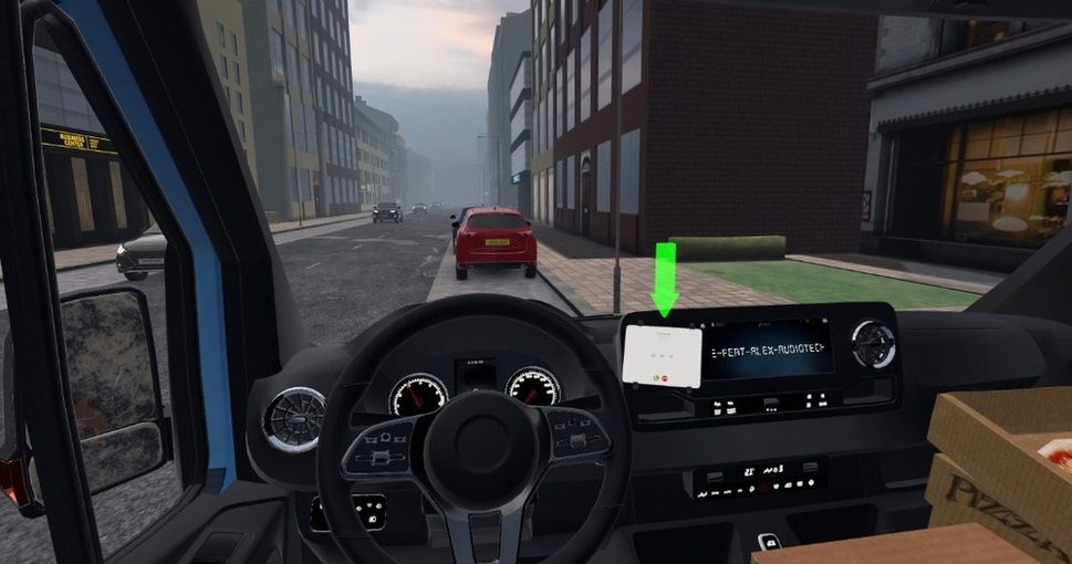 VR тренажер Безопасность водителей-курьеров в городе