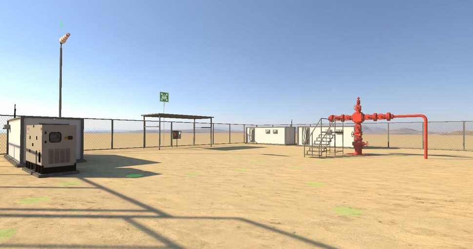 VR тренажер Сероводород H2S на кустовой площадке