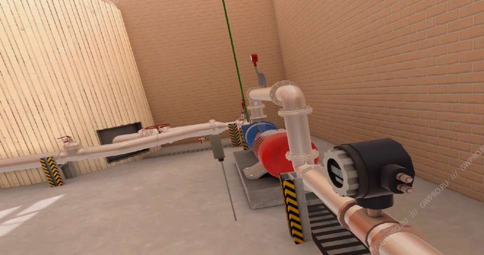 VR тренажер Трубопроводы кислот и щелочей